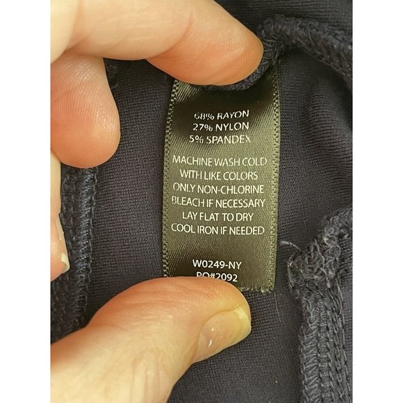 Betabrand Dress Pant Yoga Pants Crop Classic Navy Blue Small W0249 $68 - Picture 11 of 12